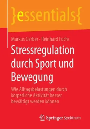 Cover of Stressregulation Durch Sport Und Bewegung