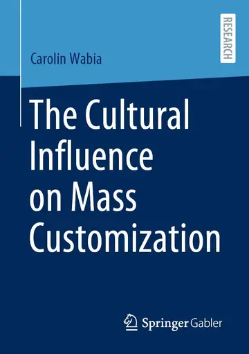 Cover of The Cultural Influence on Mass Customization