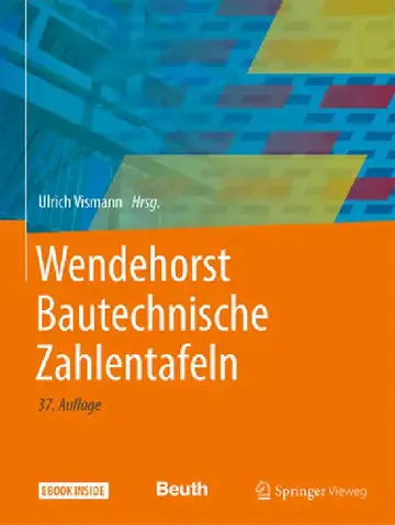 Cover of Wendehorst Bautechnische Zahlentafeln