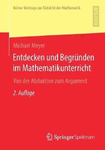 Cover of Entdecken Und Begründen Im Mathematikunterricht