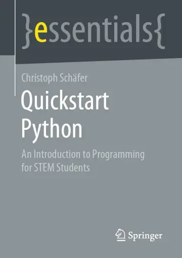 Cover of Quickstart Python
