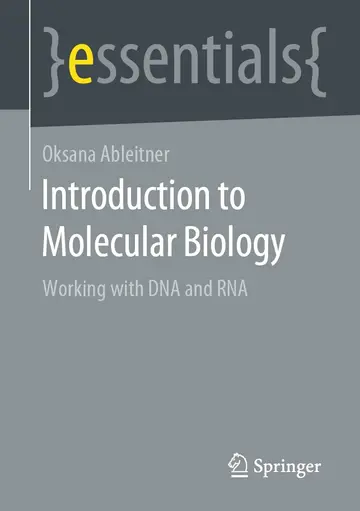 Cover of Introduction to Molecular Biology