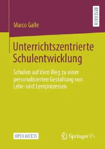 Cover of Unterrichtszentrierte Schulentwicklung