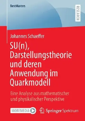Cover of Su(n), Darstellungstheorie Und Deren Anwendung Im Quarkmodell