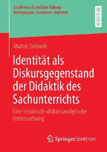 Cover of Identität ALS Diskursgegenstand Der Didaktik Des Sachunterrichts