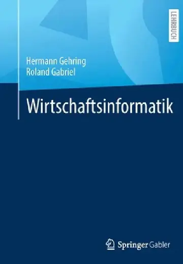 Cover of Wirtschaftsinformatik