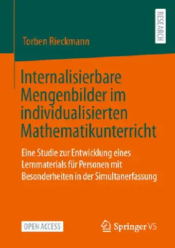 Cover of Internalisierbare Mengenbilder Im Individualisierten Mathematikunterricht