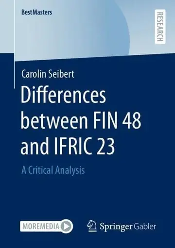 Cover of Differences between FIN 48 and IFRIC 23