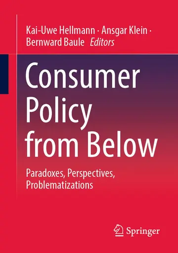 Cover of Consumer Policy from Below