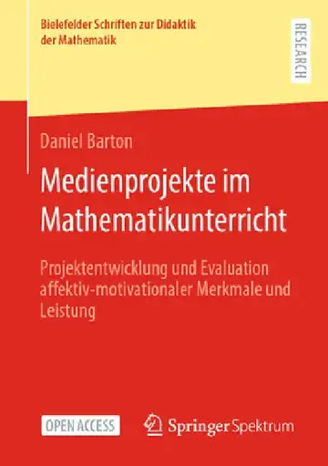 Cover of Medienprojekte Im Mathematikunterricht