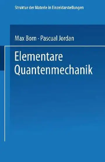 Cover of Elementare Quantenmechanik