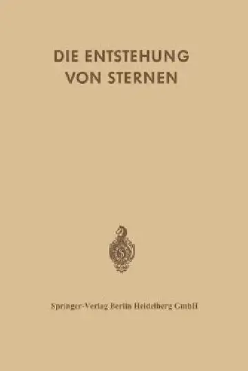 Cover of Die Entstehung Von Sternen Durch Kondensation Diffuser Materie