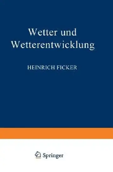 Cover of Wetter Und Wetterentwicklung