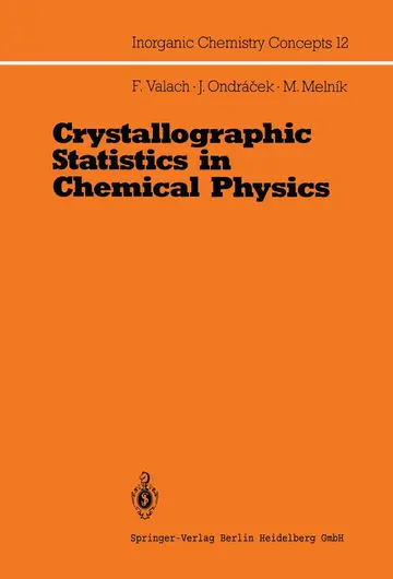 Cover of Crystallographic Statistics in Chemical Physics