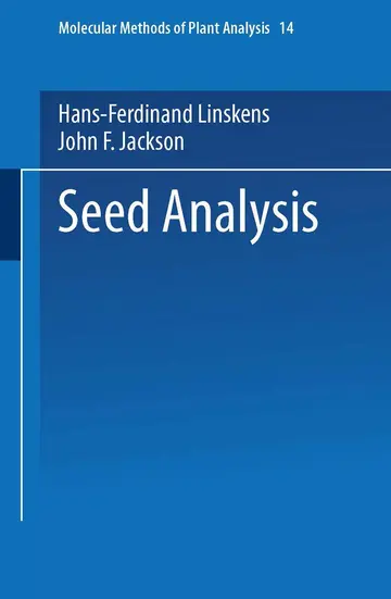 Cover of Seed Analysis
