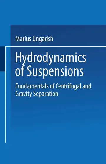 Cover of Hydrodynamics of Suspensions