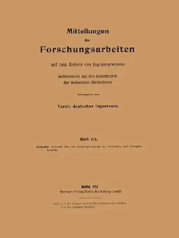 Cover of Mitteilungen Über Forschungsarbeiten Insbesondere Aus Den Laboratorien Der Technischen Hochschulen