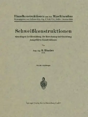 Cover of Schweißkonstruktionen