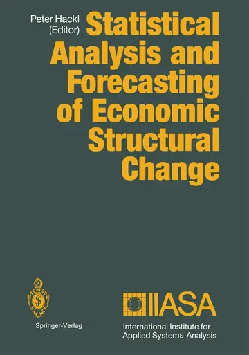 Cover of Statistical Analysis and Forecasting of Economic Structural Change