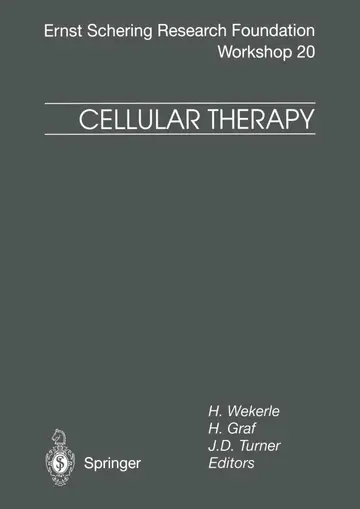 Cover of Cellular Therapy