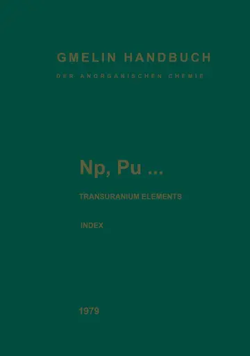 Cover of NP, PU Transuranium Elements