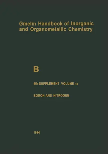 Cover of B Boron Compounds