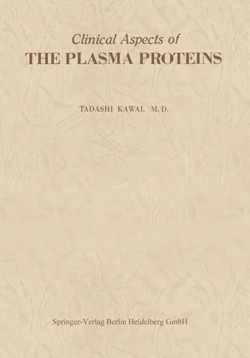 Cover of Clinical Aspects of the Plasma Proteins
