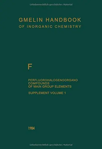 Cover of F Perfluorohalogenoorgano Compounds of M