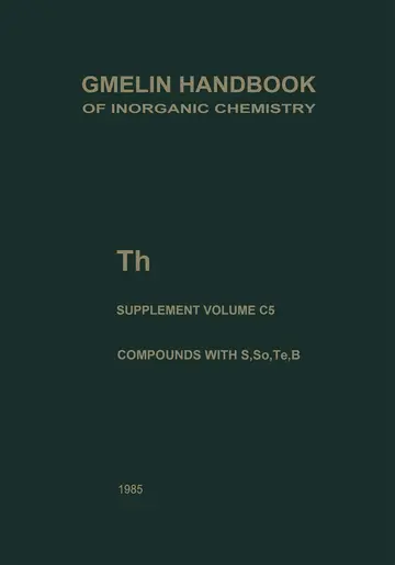 Cover of Th Thorium