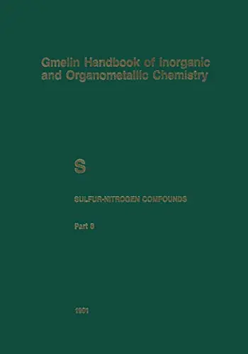 Cover of S Sulfur-nitrogen Compounds