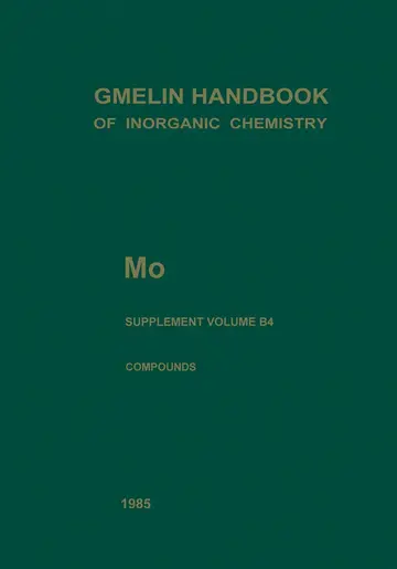 Cover of Mo Molybdenum