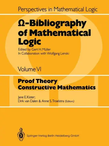 Cover of Bibliography of Mathematical Logic