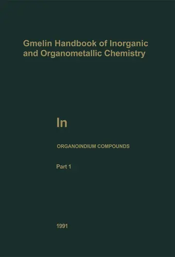 Cover of In Organoindium Compounds
