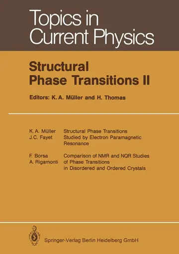 Cover of Structural Phase Transitions II