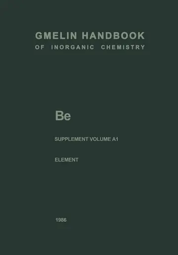 Cover of Be Beryllium