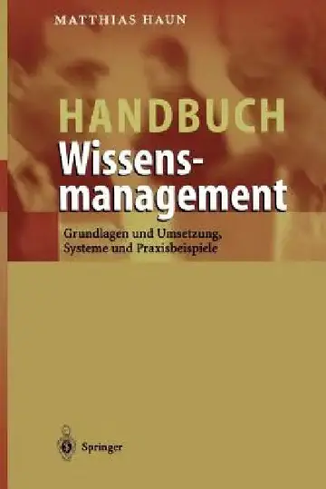 Cover of Handbuch Wissensmanagement