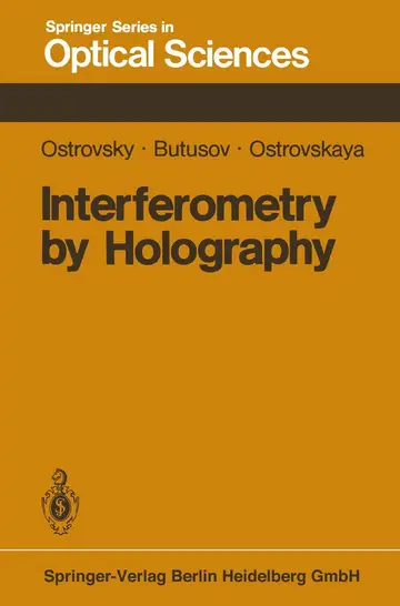 Cover of Interferometry by Holography