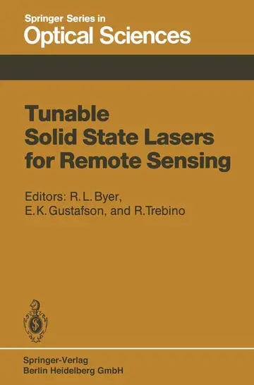 Cover of Tunable Solid State Lasers for Remote Sensing