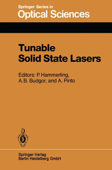 Cover of Tunable Solid State Lasers