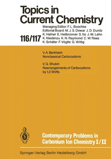 Cover of Contemporary Problems in Carbonium Ion Chemistry I/Ii