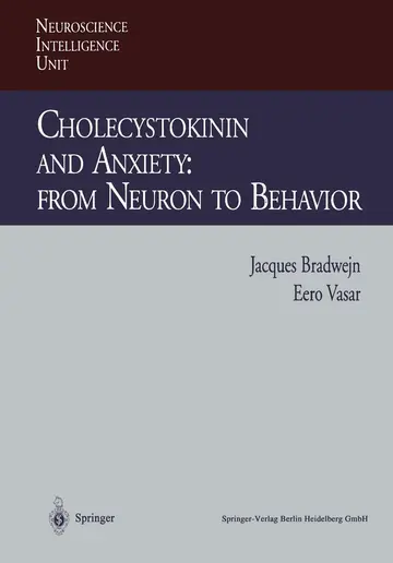 Cover of Cholecystokinin and Anxiety