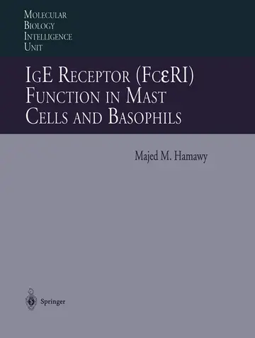 Cover of Ige Receptor - Fceri, Function in Mast Cells and Basophils
