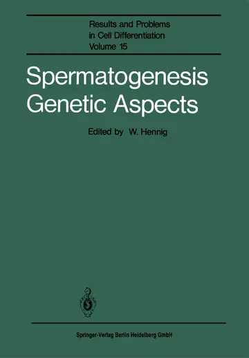 Cover of Spermatogenesis Genetic Aspects