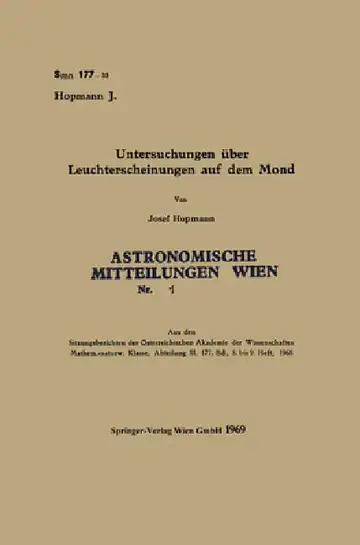 Cover of Untersuchungen über Leuchterscheinungen auf dem Mond