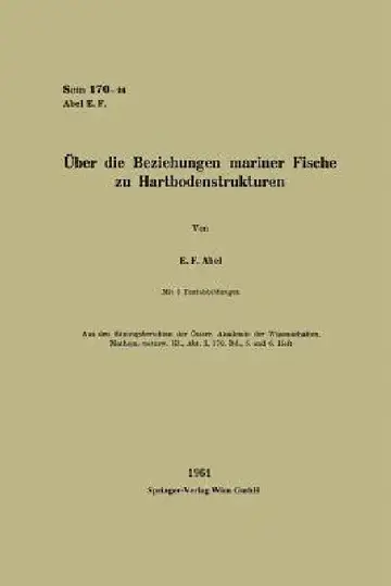 Cover of Über Die Beziehungen Mariner Fische Zu Hartbodenstrukturen