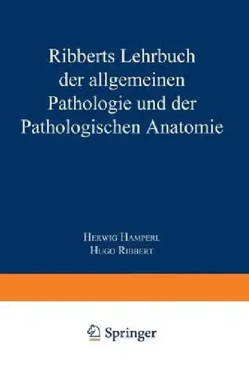 Cover of Ribberts Lehrbuch Der Allgemeinen Pathologie Und Der Pathologischen Anatomie