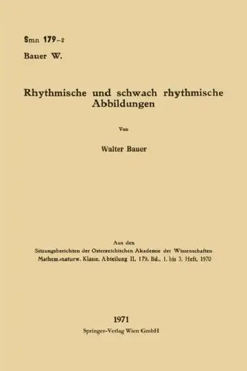 Cover of Rhythmische und schwach rhythmische Abbildungen