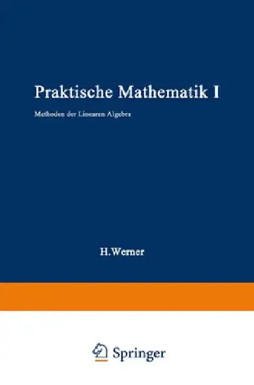 Cover of Praktische Mathematik I