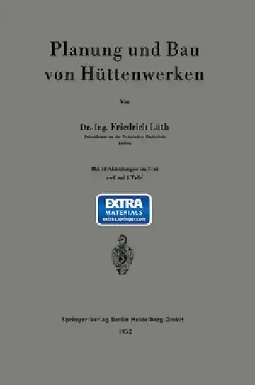 Cover of Planung und Bau von Hüttenwerken