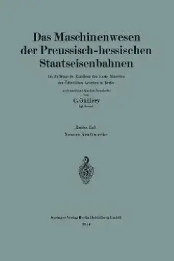 Cover of Neuere Kraftwerke Der Preussisch-Hessischen Staatseisenbahnen